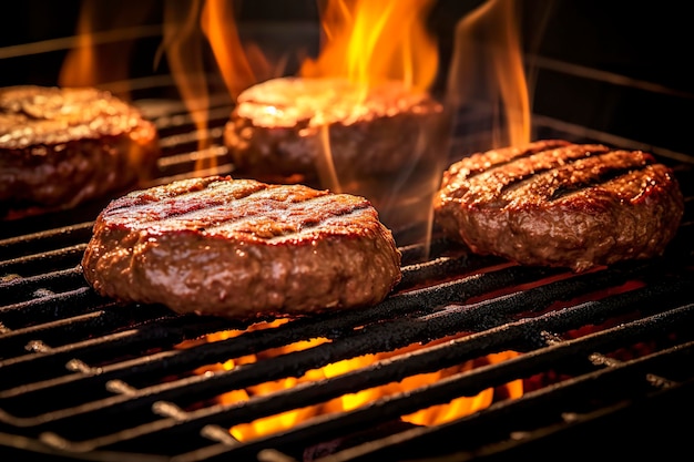 Hamburger auf dem Grill