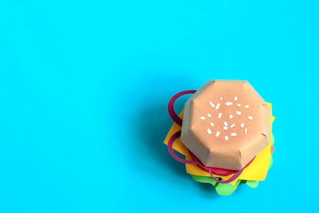 Hamburger aus Papier