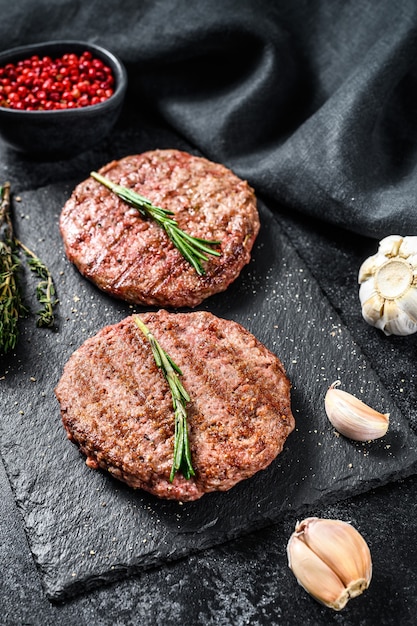 Hamburger Rindfleisch Pastetchen Draufsicht