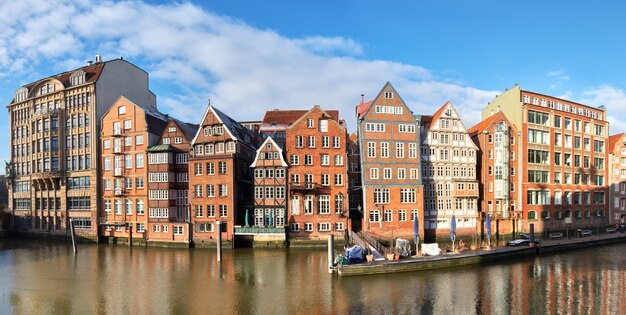 Hamburgo, Alemania, casas históricas en Hamburgo Speicherstadt