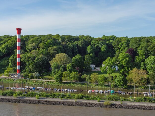 Hamburgo y el río Elba.