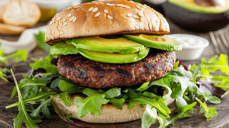 Hamburguesa de aguacate
