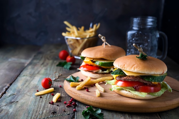 Hamburguesa Casera Con Bollo