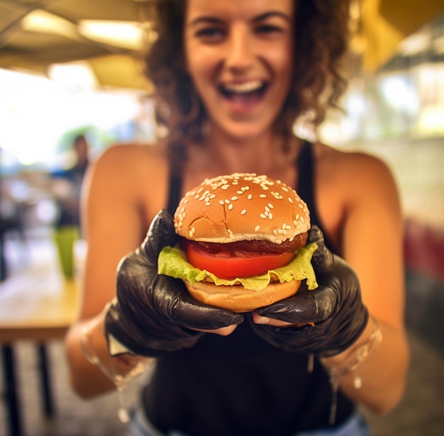 Foto hamburguesa de fondo imágenes y anuncios para banner con hamburguesa gratuita modelo de comida descarga gratuita