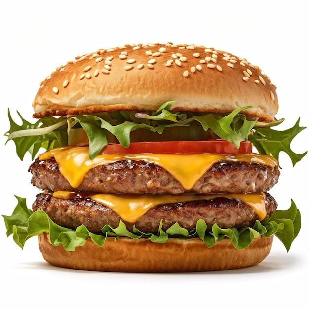 Hamburguesa fresca y sabrosa