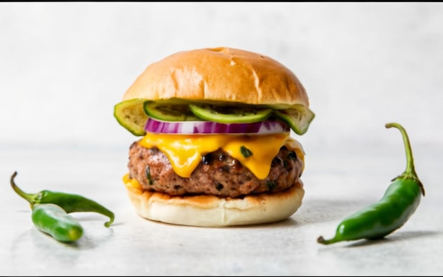 Hamburguesa con Jalapeno Kick