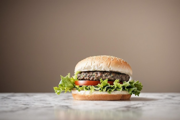 Hamburguesa Salada De Queso Con Lechuga