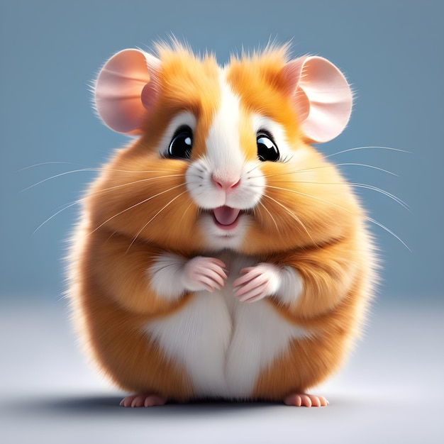Hamster bonito e adorável