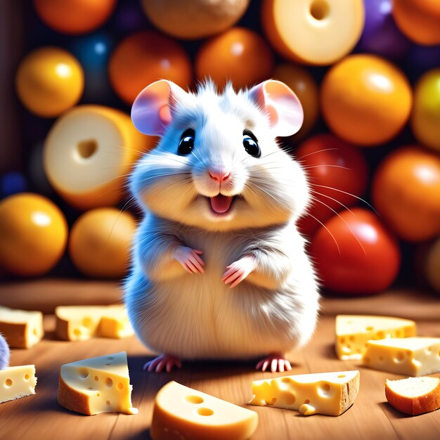 Hamster bonito e adorável