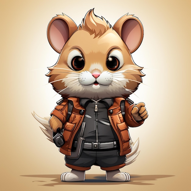 Hamster-Logo-Cartoon