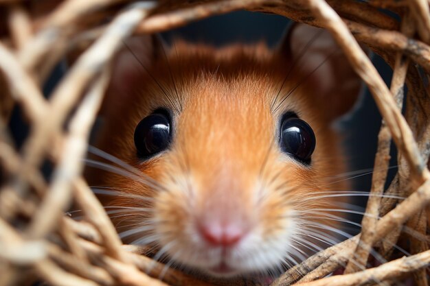 Hamster de mascota muy lindo