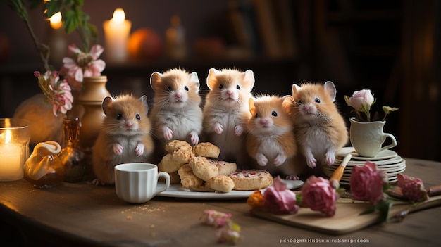 hamsters fofos de fundo