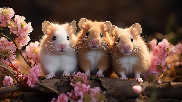 hamsters fofos de fundo