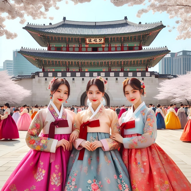 Hanbok para mujeres