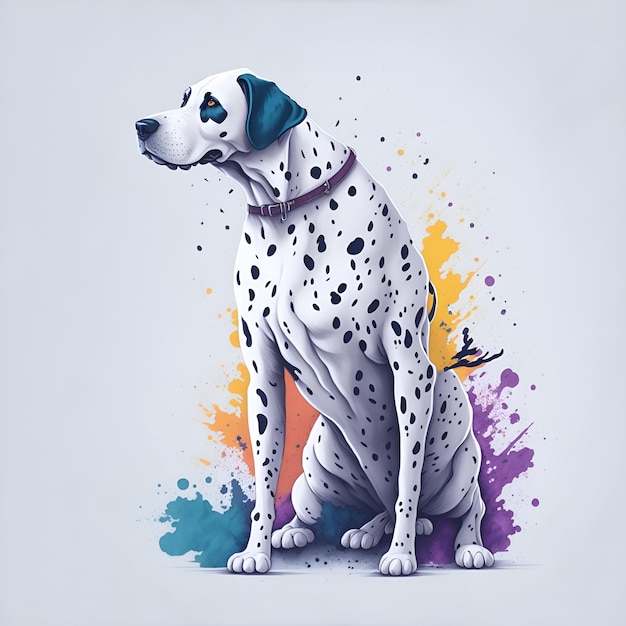 hand_drawn_a_gritty_dalmatian_dog_with_tshirt_design