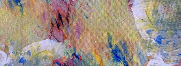 Hand zeichnen Malerei abstrakte Kunst Panorama Hintergrundfarben Textur Design Illustration