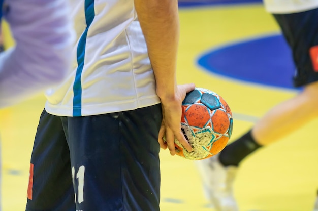 Foto handball bereit für das spiel