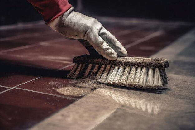 Handbürsten für den Boden Hausarbeit Bürsten für den Fußboden Ausrüstung Generieren Sie Ai