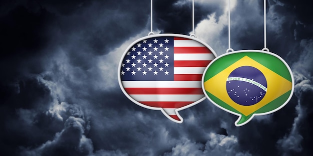 Handelsverhandlungsgespräche in den USA und Brasilien, Rednering