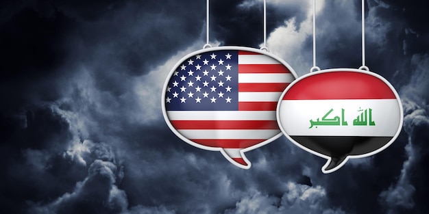 Handelsverhandlungsgespräche in den USA und im Irak, Rednering
