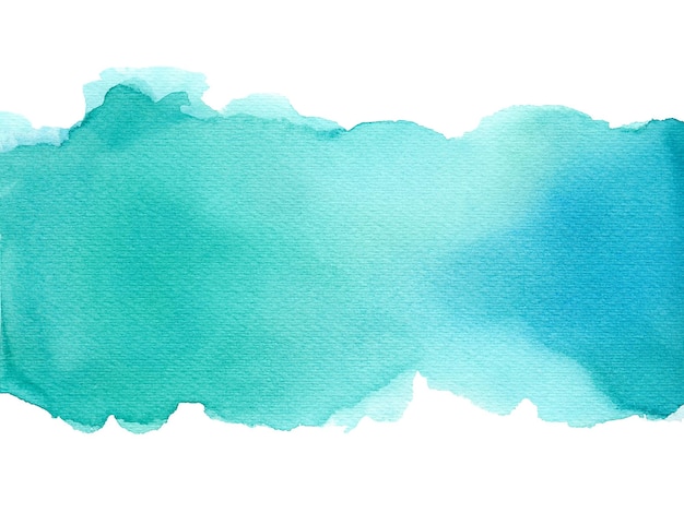 Handfarbe der abstrakten Aquarellkunst auf weißem Hintergrund Aquarellhintergrund