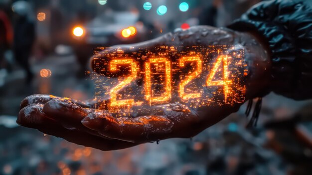 Handflächenprojektionsanzeige 2024