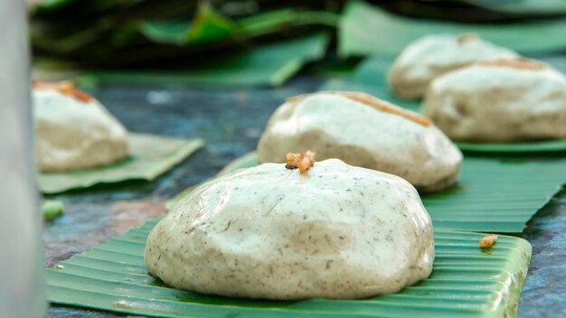 Handgemachte Ching Ming Festival Anbetung der Vorfahren Opfergaben Caozai Kueh Kueh