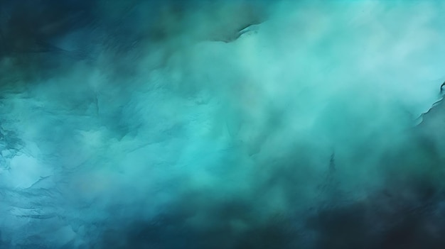 Handgemalte Aquarell-Hintergrund Schwarz-Blau-Grün abstrakter Kunst-Huntergrund Dunkel-Türkis-Aquarell
