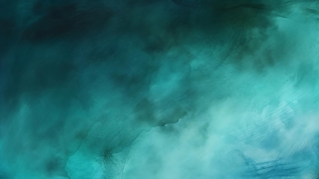 Handgemalte Aquarell-Hintergrund Schwarz-Blau-Grün abstrakter Kunst-Huntergrund Dunkel-Türkis-Aquarell