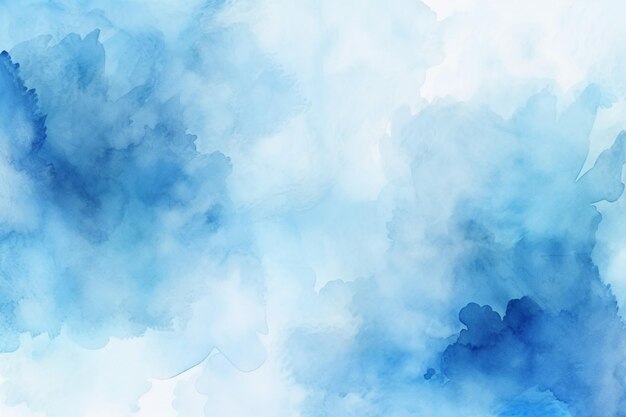 Foto handgemalte blaue aquarell-hintergrund