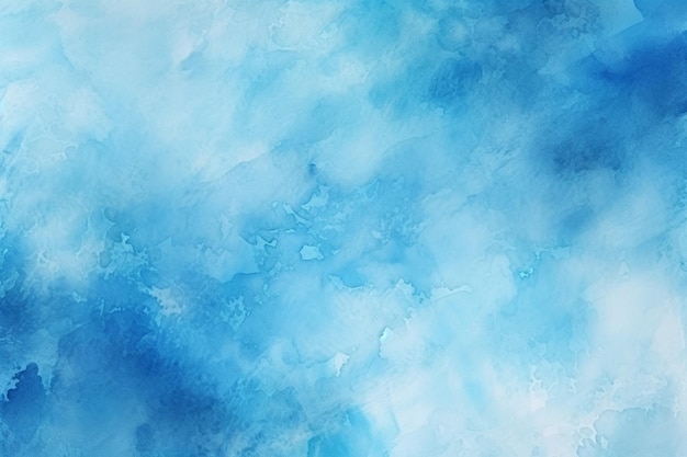 Foto handgemalte blaue aquarell-hintergrund