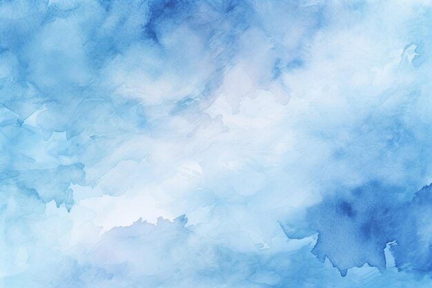 Foto handgemalte blaue aquarell-hintergrund