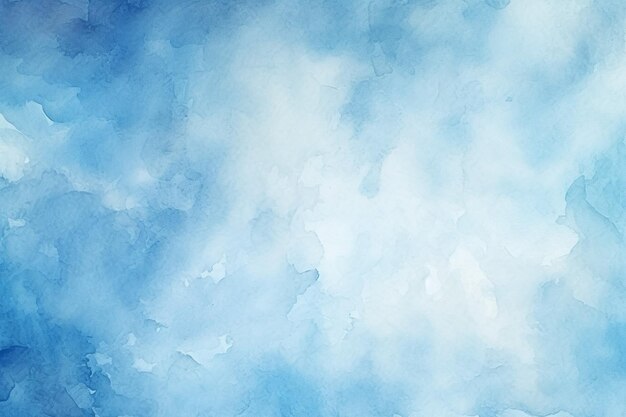 Foto handgemalte blaue aquarell-hintergrund