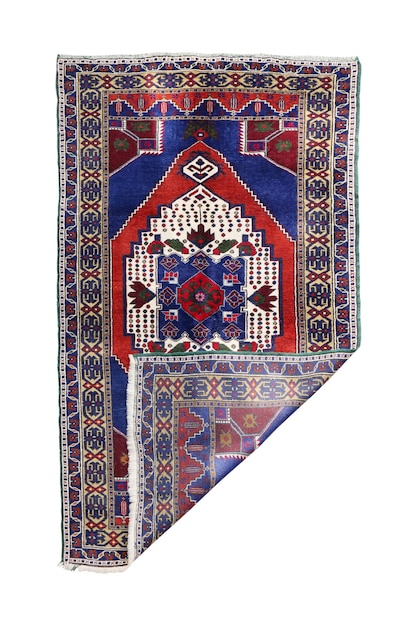 Handgewebter antiker türkischer Teppich