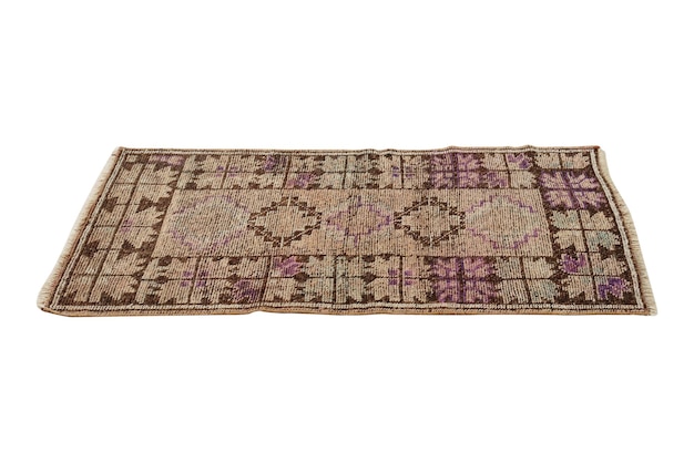 Handgewebter dekorativer türkischer Teppich aus Wolle