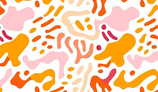 Handgezeichnete Animal-Print-Symphonie mit bunten Vektorrillen im psychedelischen Stil