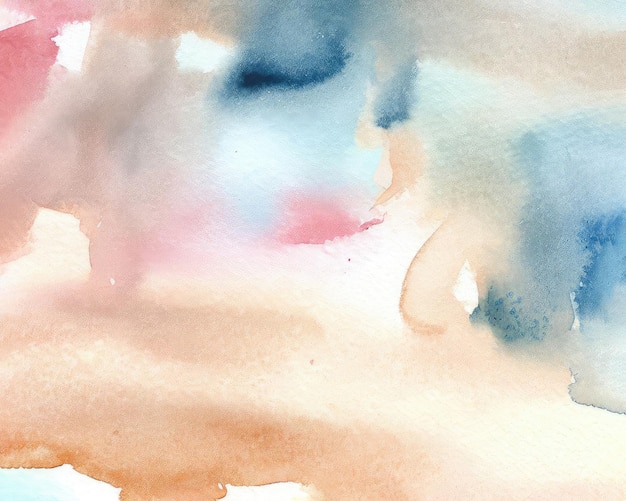 Handgezeichnete Aquarellmalerei