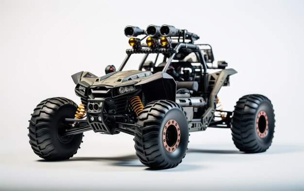 Handheld-Buggy-Controller isoliert auf weißem Hintergrund