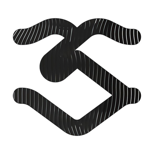 Handschlag-Symbol schwarze weiße Linien Textur