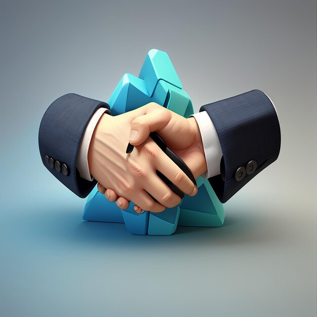 Handshake-3D-Symbol