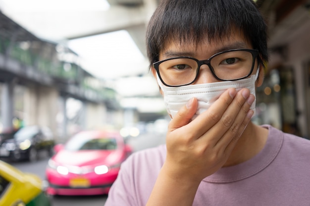 HandsomeMan Gesichtsmaske schützt Filter vor Luftverschmutzung (PM2.5)