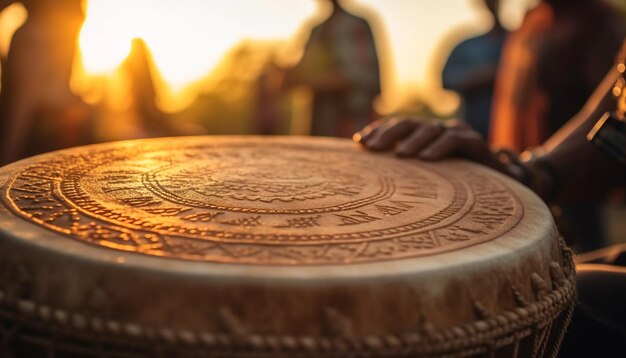 Handwerkerhände stellen in Indien mithilfe von KI traditionelle Töpferwaren her