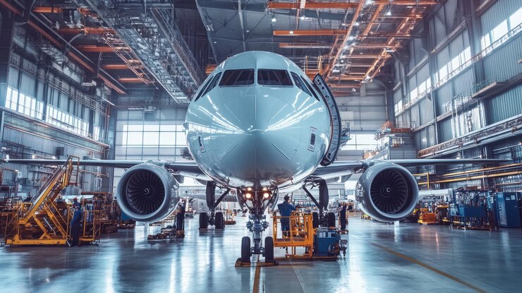 Hangar de mantenimiento de aviones