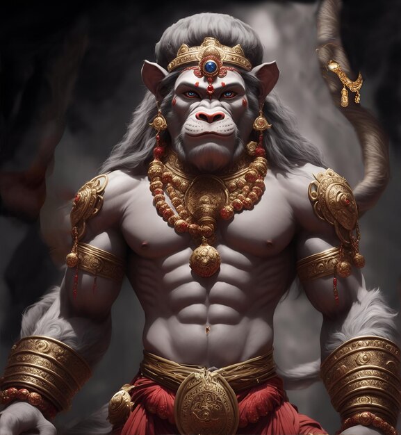 Hanuman-Übungen im Ramayana