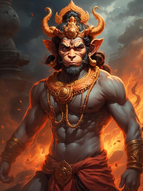 Foto hanuman jayanti mitología de personajes de la india