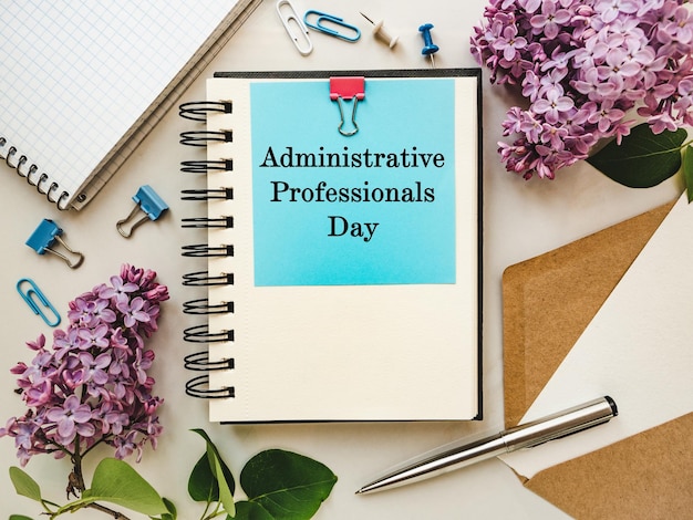 Happy Administrative Professionals Day Grußkarten-Nahaufnahme