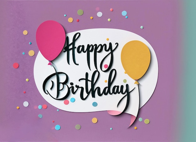 Happy Birthday Hintergrund mit Kuchen
