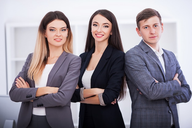 Happy Business-Team im Büro