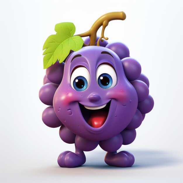 Happy Grapes Zeichentrickfilmsmaskottchen