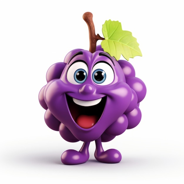 Happy Grapes Zeichentrickfilmsmaskottchen